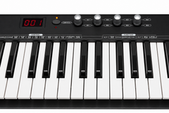 Crown CK-49 MIDI USB 49-Key Electronic Portable Keyboard Controller (Black)
