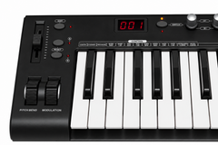 Crown CK-49 MIDI USB 49-Key Electronic Portable Keyboard Controller (Black)