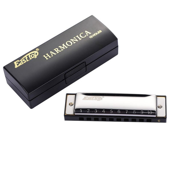 East Top 10 Hole Diatonic Harmonica Beginners Kids A