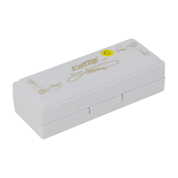 East Top 10 Hole Professional Blues Harmonica D