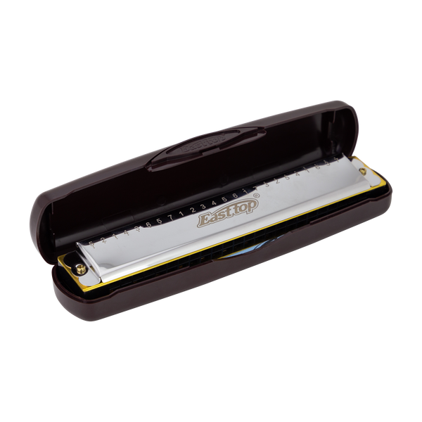 East Top 24 Hole Accent Tremolo Harmonica G
