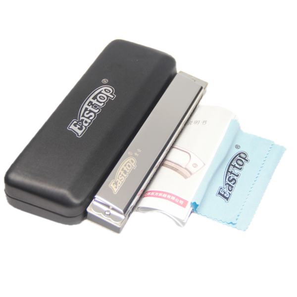 East Top 24 Hole Accent Tremolo Harmonica G