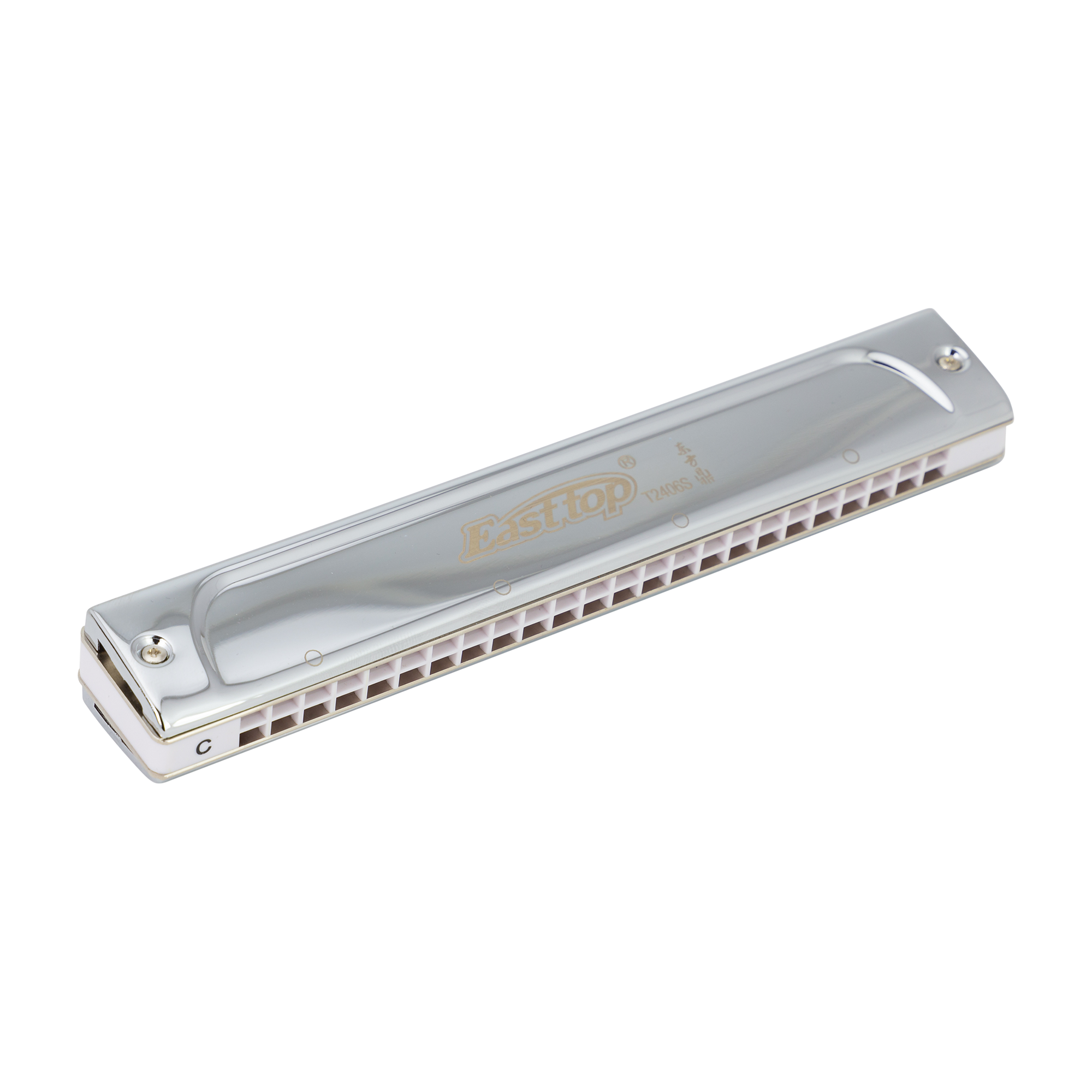 East Top 24 Hole Professional Tremolo Harmonica G