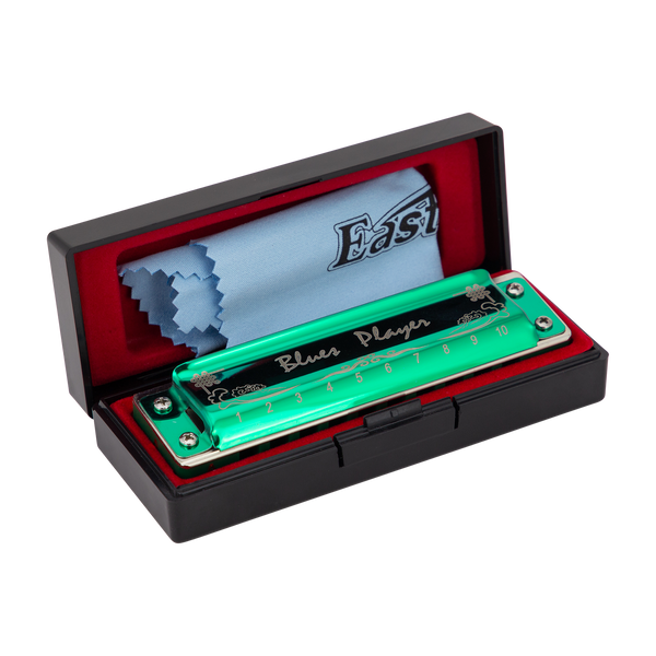 East Top PRO20 10 Hole Blues Player Harmonica A