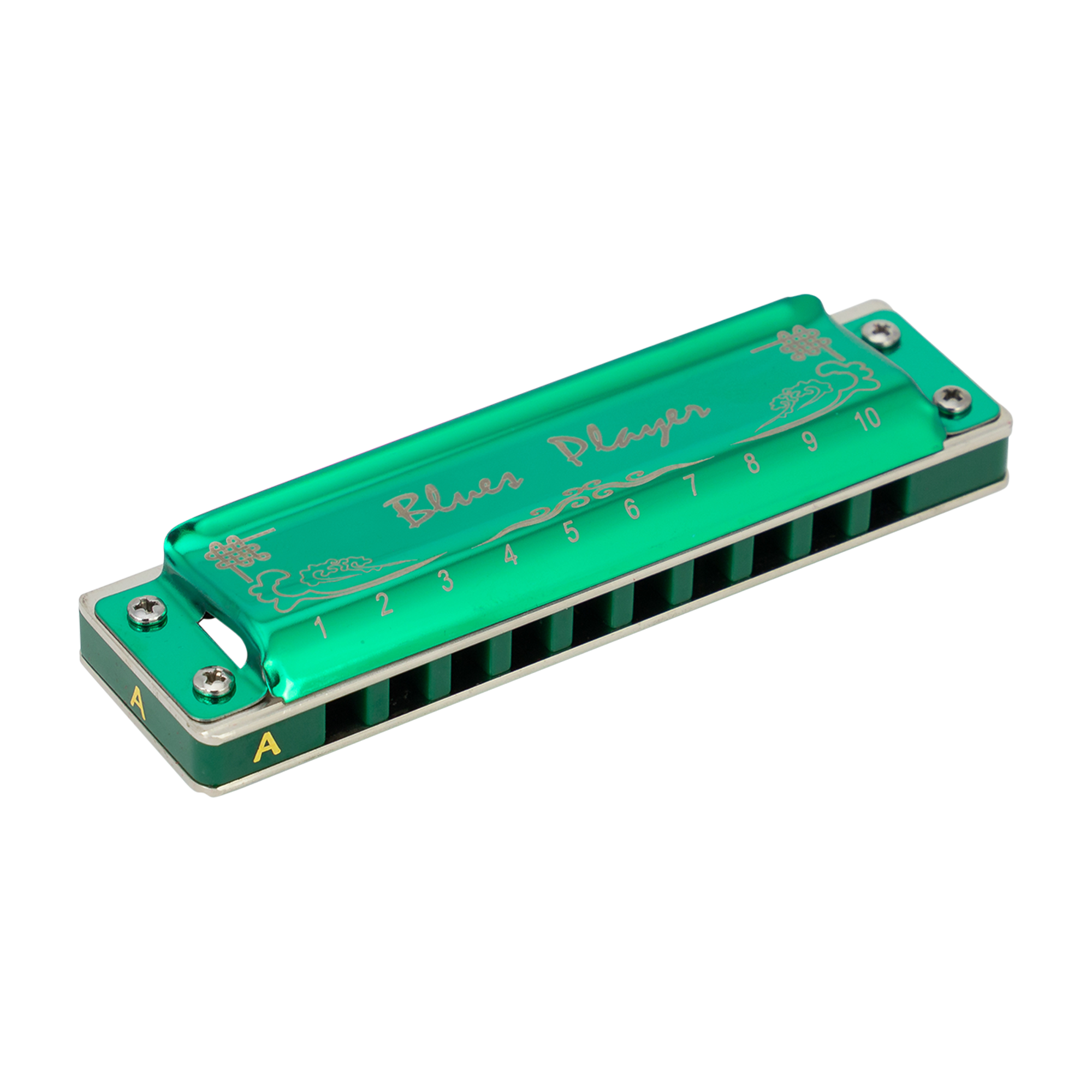 East Top PRO20 10 Hole Blues Player Harmonica A