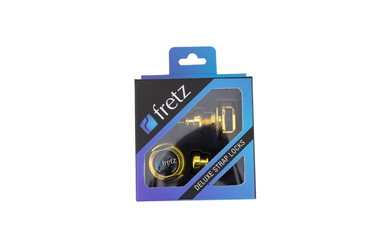 FRETZ Deluxe Strap Locks (Gold)