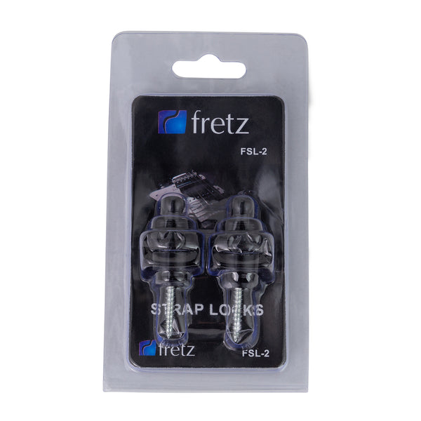 FRETZ Strap Locks FSL-2-BLK Black