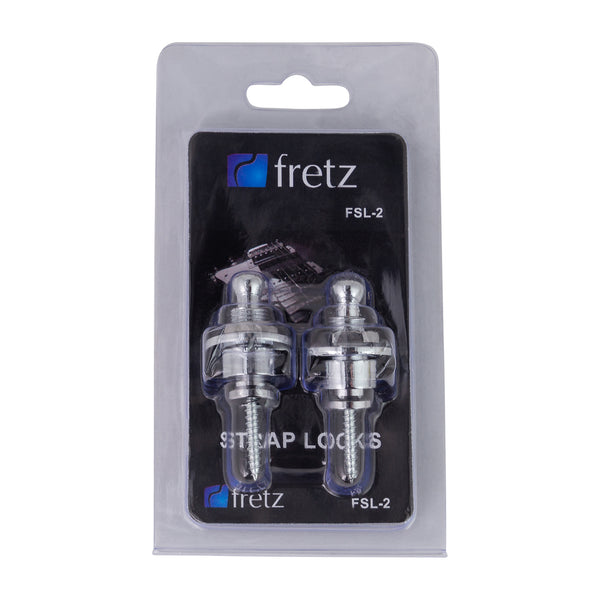 FRETZ Strap Locks FSL-2-CHR Chrome