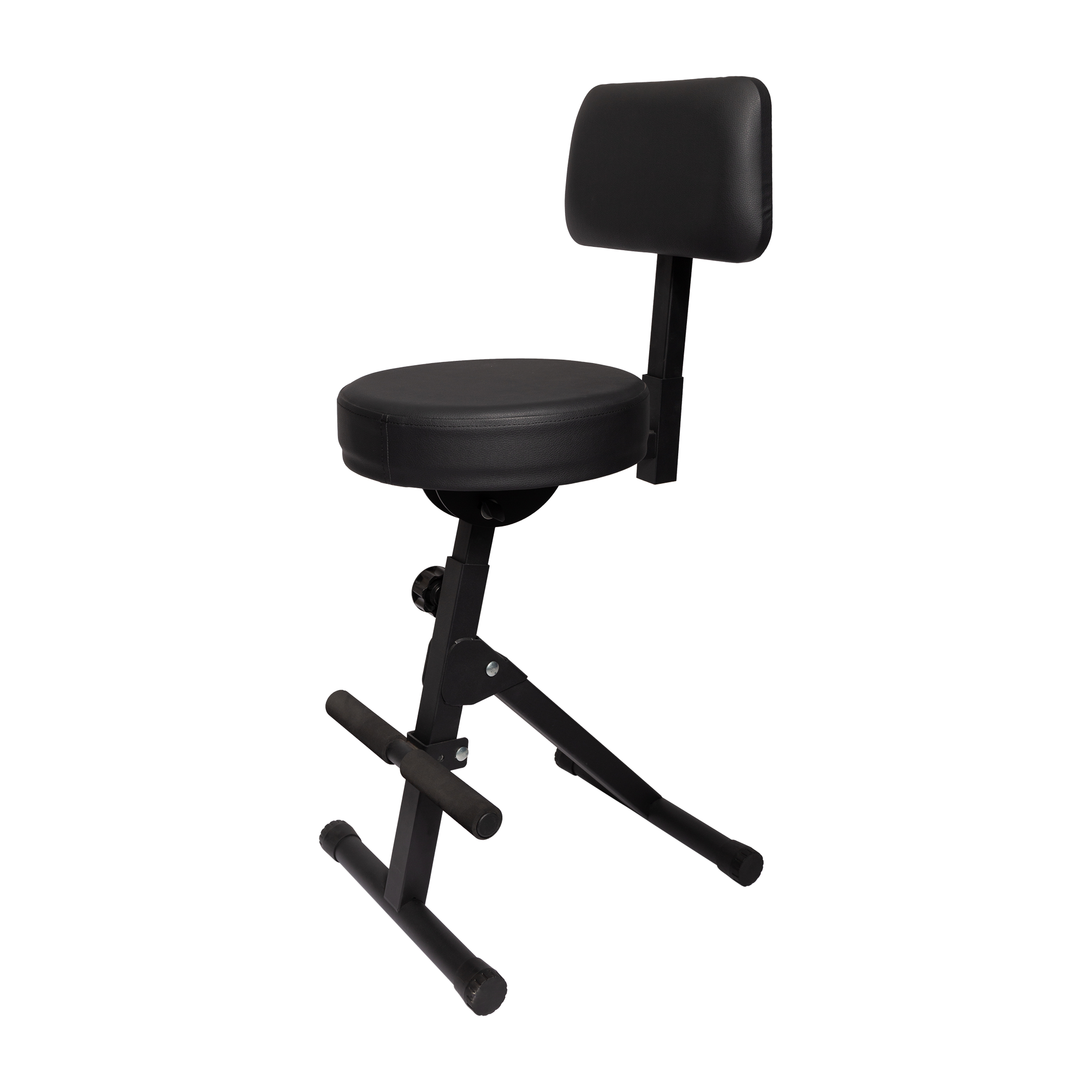 Fretz KGB-21-BLK Height Adjustable Guitarist Stool