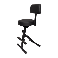 Fretz KGB-21-BLK Height Adjustable Guitarist Stool