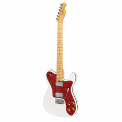 J&D Luthiers Deluxe TE-Style Electric Guitar (White)