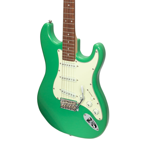 J&D Luthiers Traditional ST-Style Electric Guitar (Surf Green)