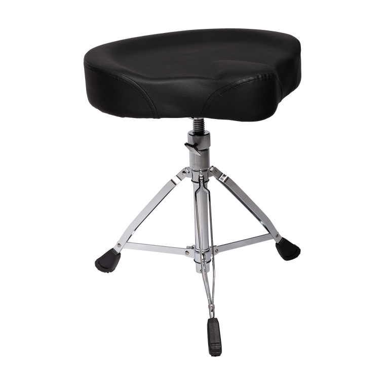 Kahzan Deluxe Motorcycle Shaped Drum Throne (Chrome)