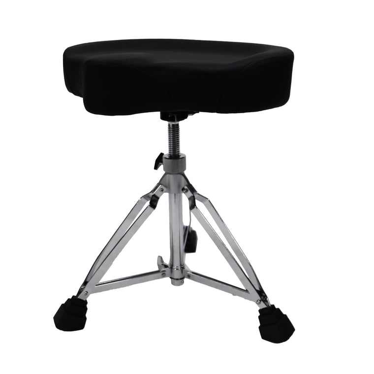 Kahzan Deluxe Motorcycle Shaped Drum Throne  Heavy Duty (Chrome)