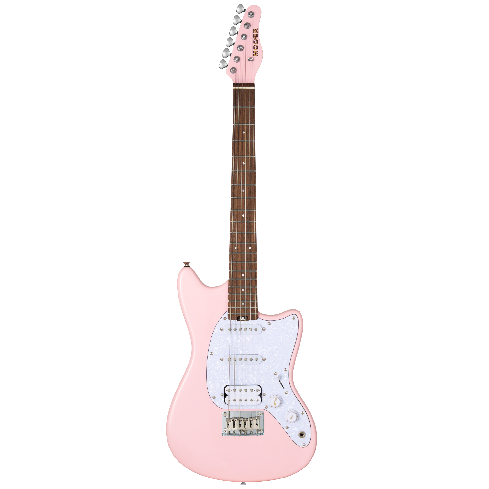 MOOER MLT10 OFFSET LIGHT ELECTRIC GUITAR (CANDY PINK)