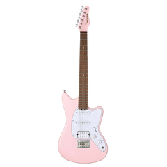 MOOER MLT10 OFFSET LIGHT ELECTRIC GUITAR (CANDY PINK)