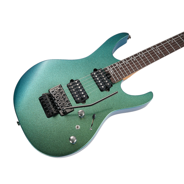MOOER MMT100 FLOYD ROSE ELECTRIC GUITAR (AURORA GREEN)