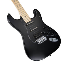 MOOER MSC11 ST-STYLE ELECTRIC GUITAR (BLACK)