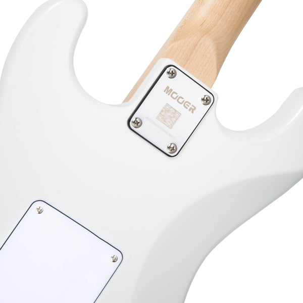 MOOER MSC11 ST-STYLE ELECTRIC GUITAR (POLAR WHITE)