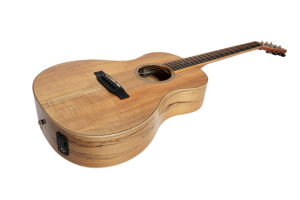 Martinez '31 Series' Daowood Parlour Acoustic-Electric Guitar (Spalted Maple)