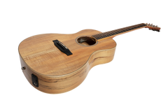 Martinez '31 Series' Daowood Parlour Acoustic-Electric Guitar (Spalted Maple)