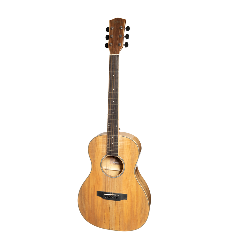 Martinez '31 Series' Daowood Parlour Acoustic-Electric Guitar (Spalted Maple)