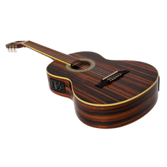 Martinez '51 Series' 3/4 Size Electric Classical Guitar with Tuner Amara (Gloss)