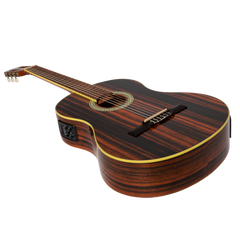 Martinez '51 Series' 4/4 Size Electric Classical Guitar Amara (Gloss)