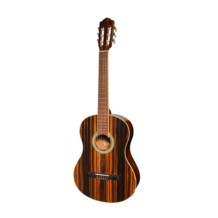 Martinez '51 Series' 4/4 Size Electric Classical Guitar Amara (Gloss)