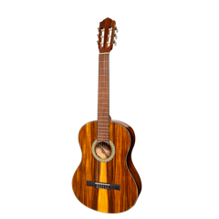 Martinez '51 Series' 4/4 Size Electric Classical Guitar Teakwood (Gloss)