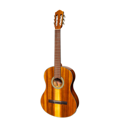 Martinez '51 Series' 4/4 Size Electric Classical Guitar with Tuner Koa (Gloss)