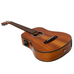 Martinez '51 Series' Acoustic-Electric Babe Traveller Guitar Koa (Gloss)