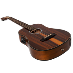 Martinez '51 Series' Acoustic-Electric Babe Traveller Guitar Teakwood (Gloss)