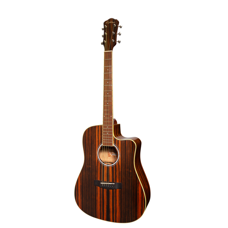 Martinez '51 Series' Acoustic-Electric Dreadnought Cutaway Guitar Amara (Gloss)