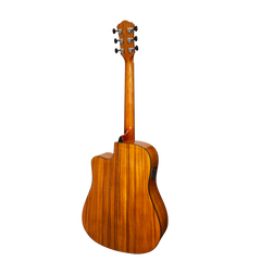 Martinez '51 Series' Acoustic-Electric Dreadnought Cutaway Guitar Koa (Gloss)