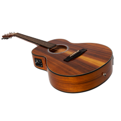 Martinez '51 Series' Acoustic-Electric Short Scale Guitar Koa (Gloss)