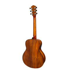 Martinez '51 Series' Acoustic-Electric Short Scale Guitar Teakwood (Gloss)
