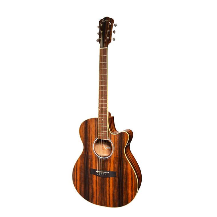 Martinez '51 Series' Folk Size Cutaway Acoustic-Electric Guitar Amara (Gloss)