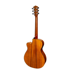 Martinez '51 Series' Folk Size Cutaway Acoustic-Electric Guitar Koa (Gloss)