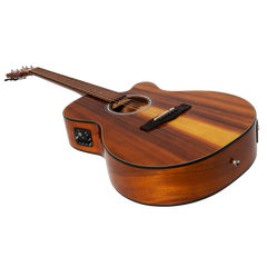 Martinez '51 Series' Folk Size Cutaway Acoustic-Electric Guitar Koa (Gloss)