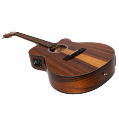 Martinez '51 Series' Folk Size Cutaway Acoustic-Electric Guitar Teakwood (Gloss)