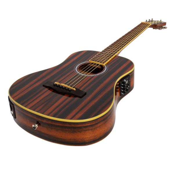 Martinez '51 Series' Left Handed Acoustic-Electric Babe Traveller Guitar Amara (Gloss)