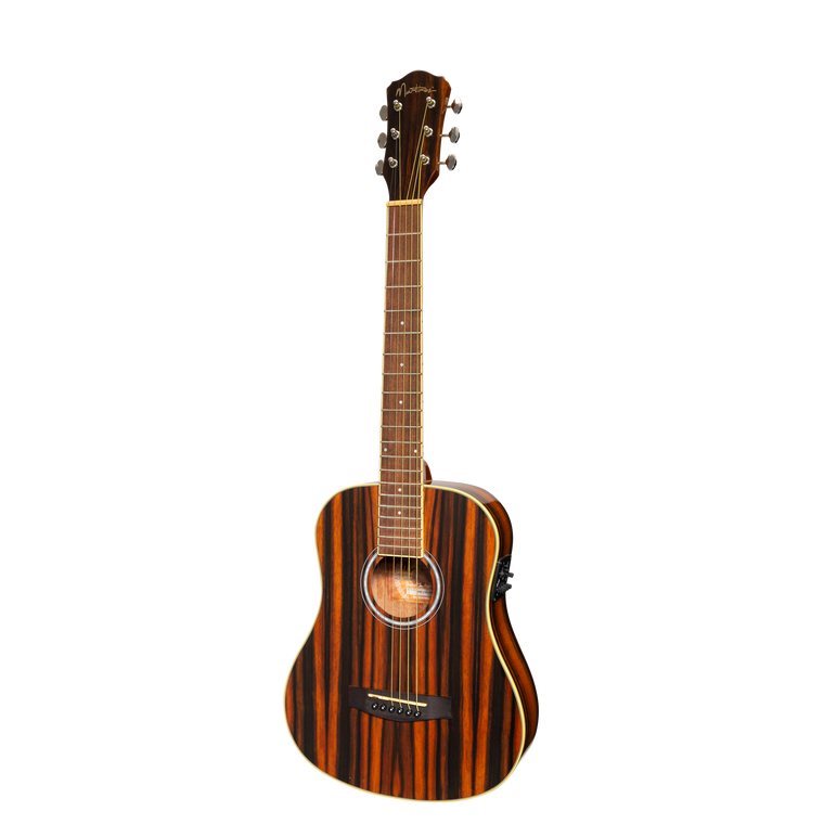 Martinez '51 Series' Left Handed Acoustic-Electric Babe Traveller Guitar Amara (Gloss)