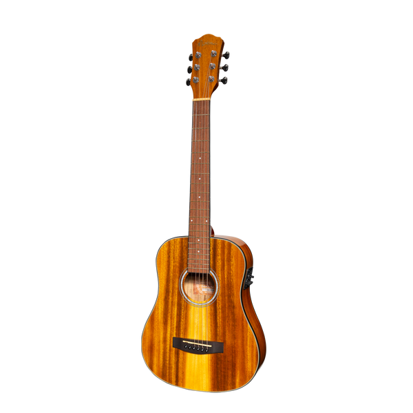 Martinez '51 Series' Left Handed Acoustic-Electric Babe Traveller Guitar Koa (Gloss)