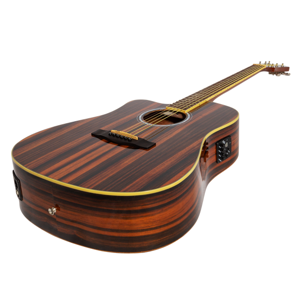 Martinez '51 Series' Left Handed Acoustic-Electric Dreadnought Cutaway Guitar Amara (Gloss)