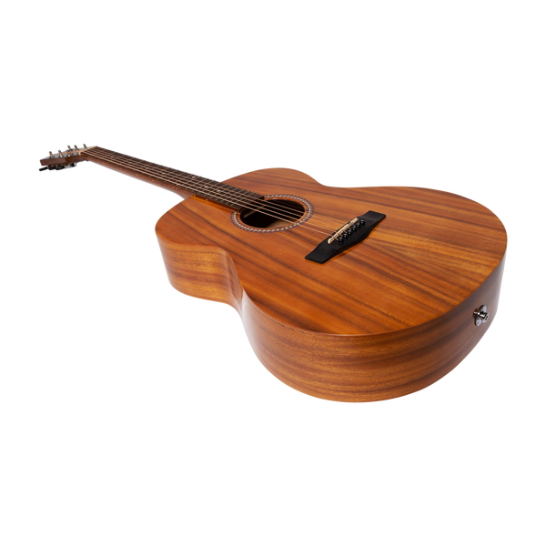 Martinez Acoustic-Electric Gloss Small Body Guitar (Koa)