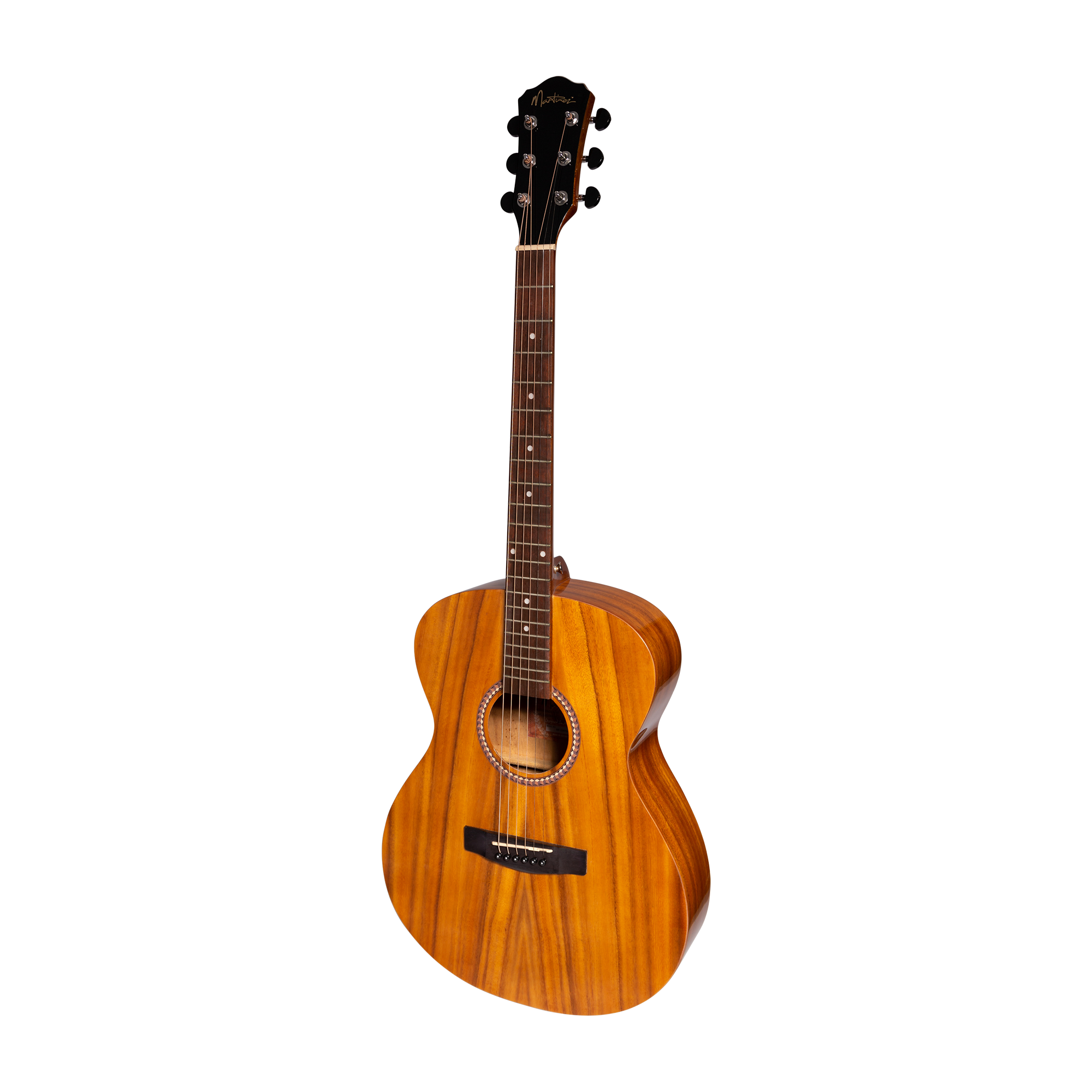 Martinez Acoustic-Electric Gloss Small Body Guitar (Koa)