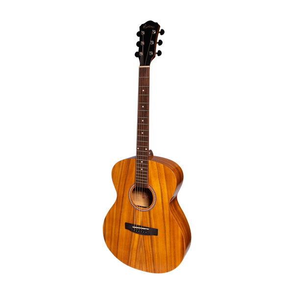Martinez Acoustic-Electric Gloss Small Body Guitar (Koa)