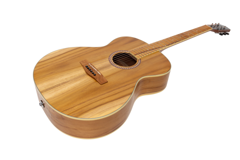 Martinez Acoustic-Electric Small Body Guitar Gloss (Jati-Teakwood)