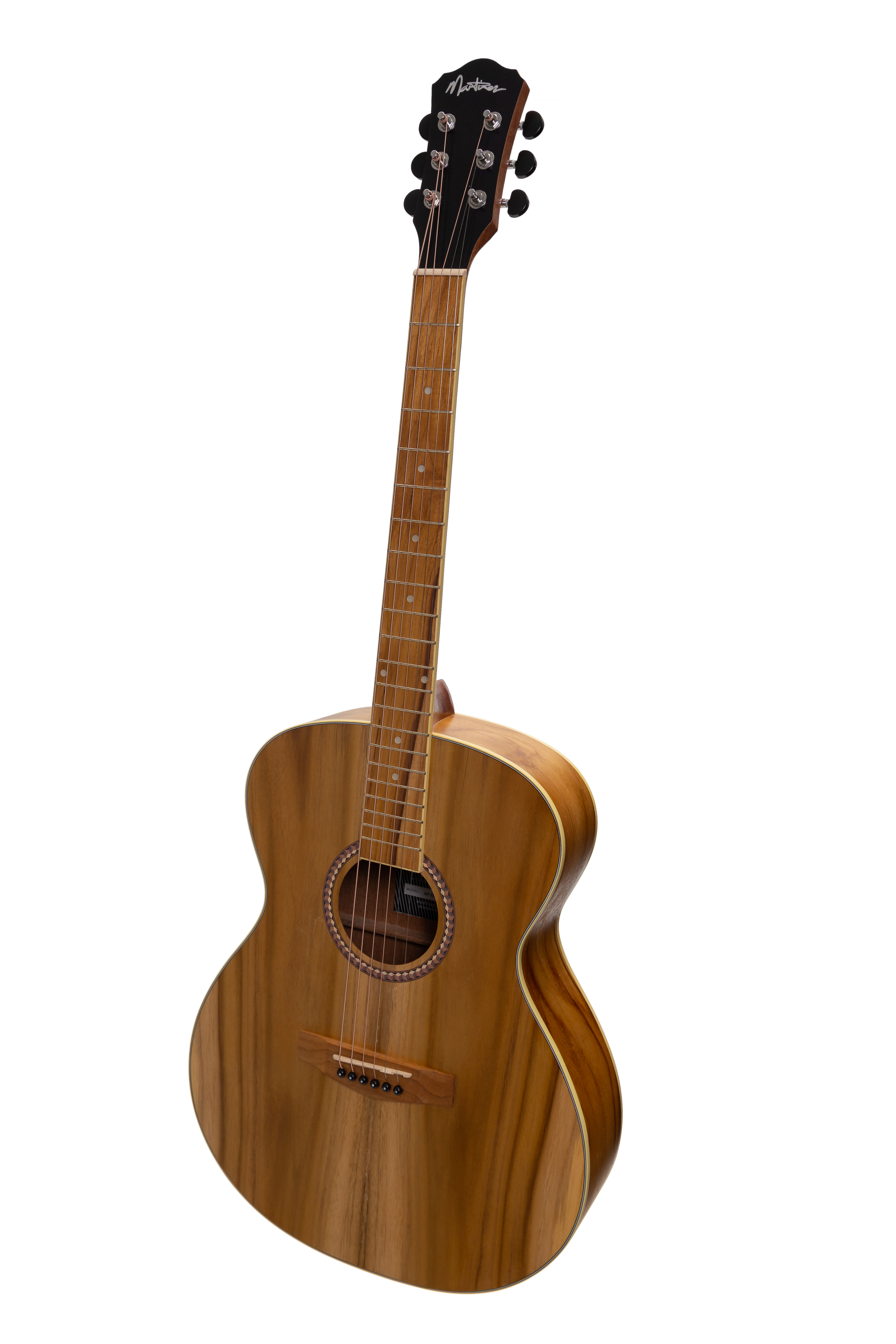 Martinez Acoustic-Electric Small Body Guitar Gloss (Jati-Teakwood)